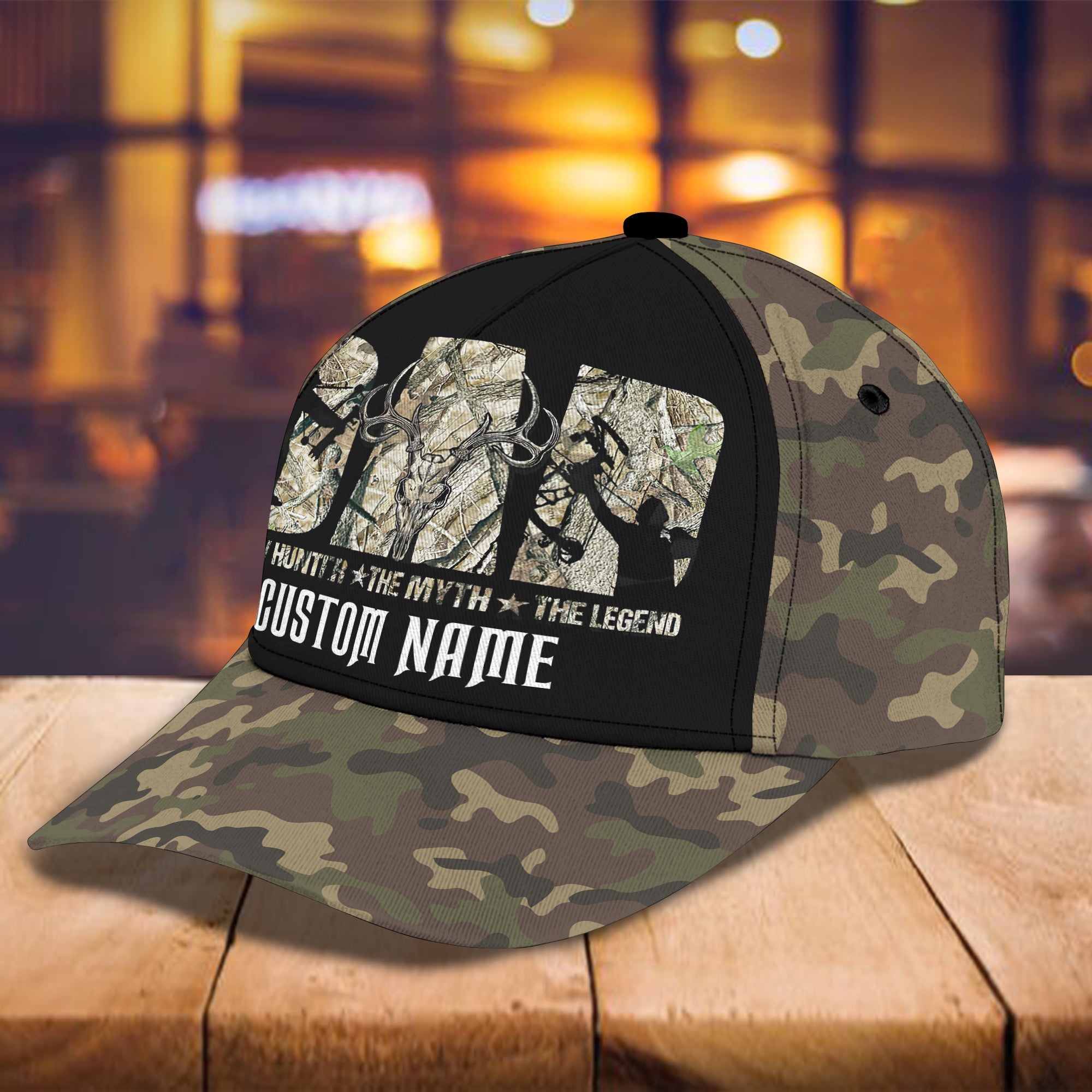 Hunting Dad - Personalized Name Cap