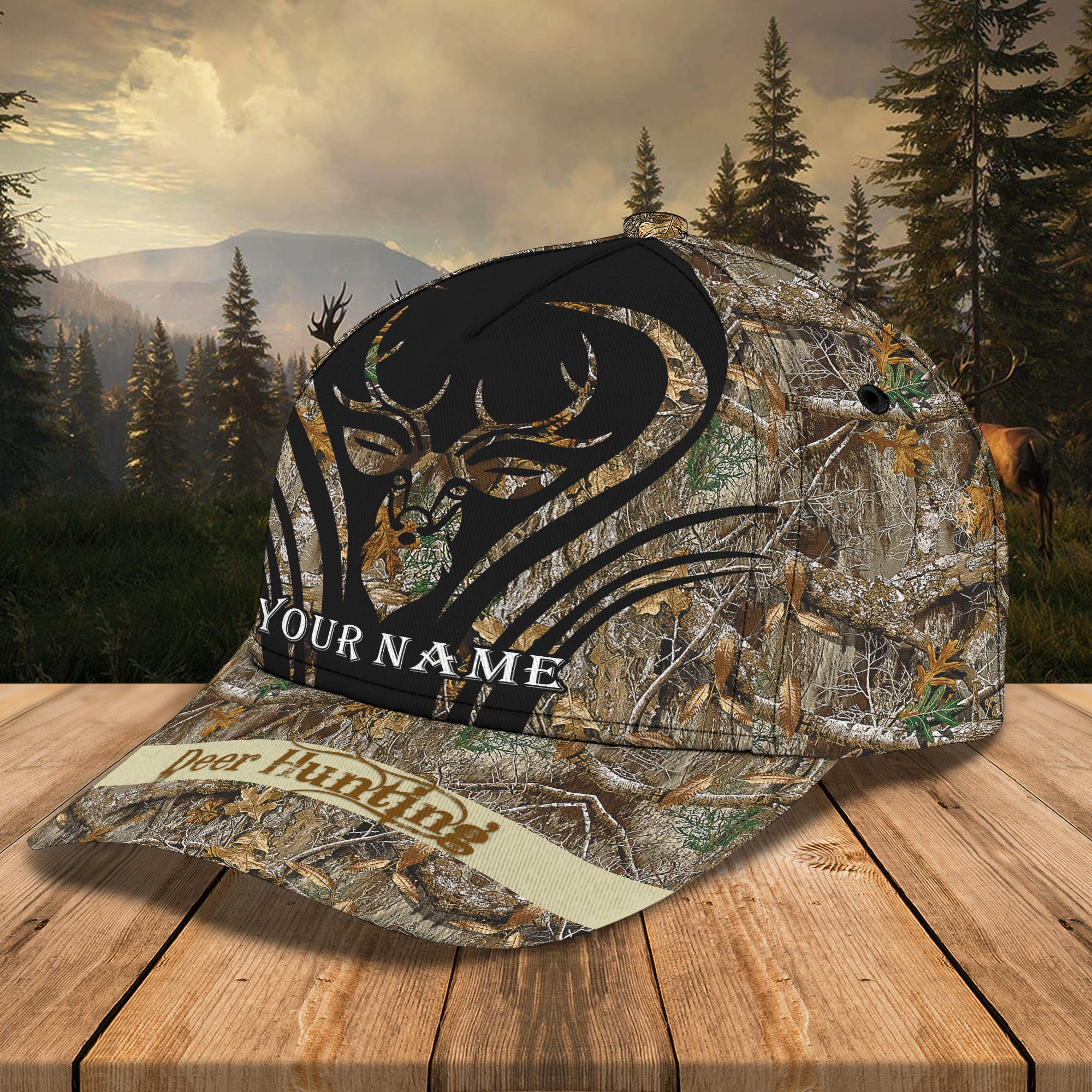 Deer hungting- Personalized Name Cap - Lst149