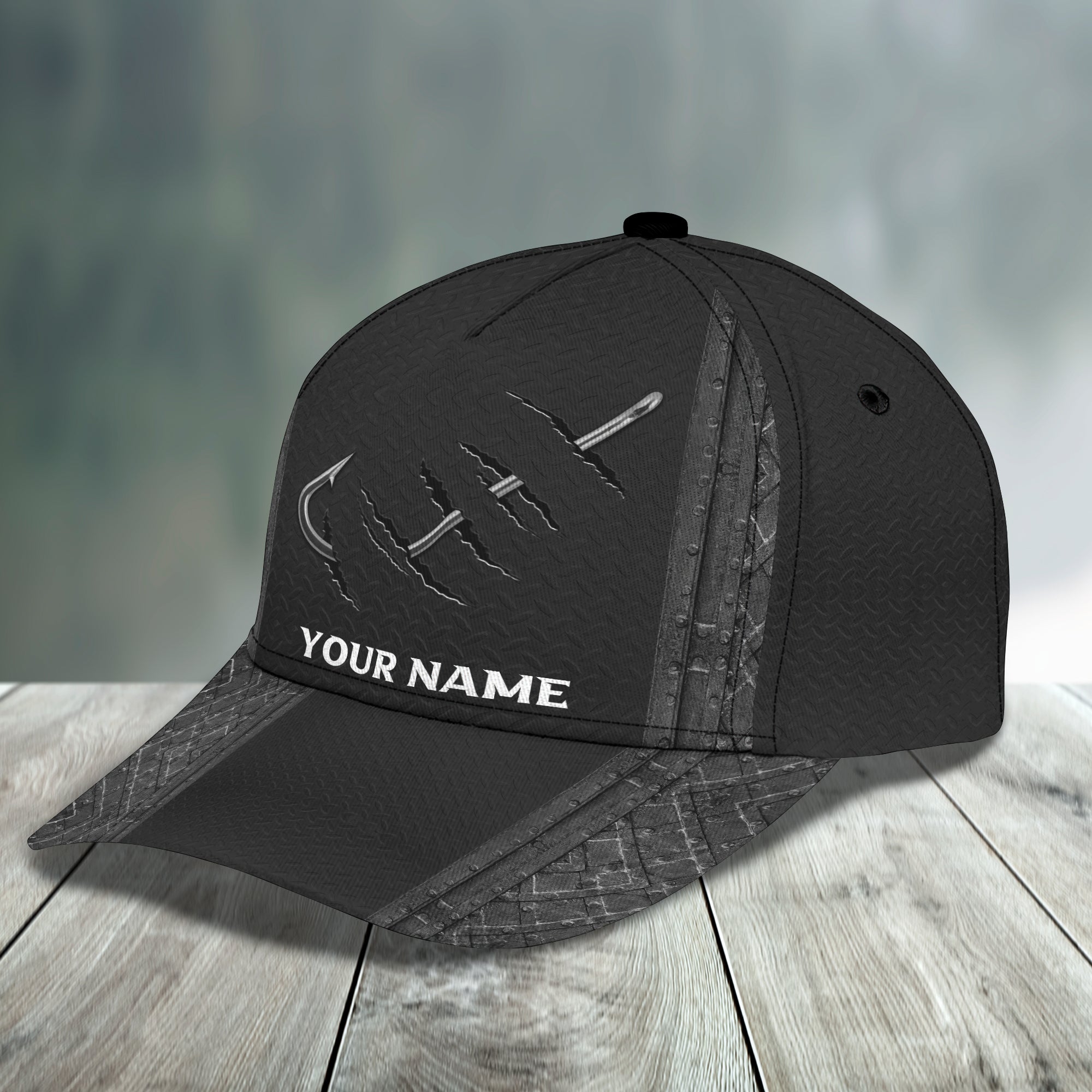 Fishing - Personalized Name Cap - Hadn