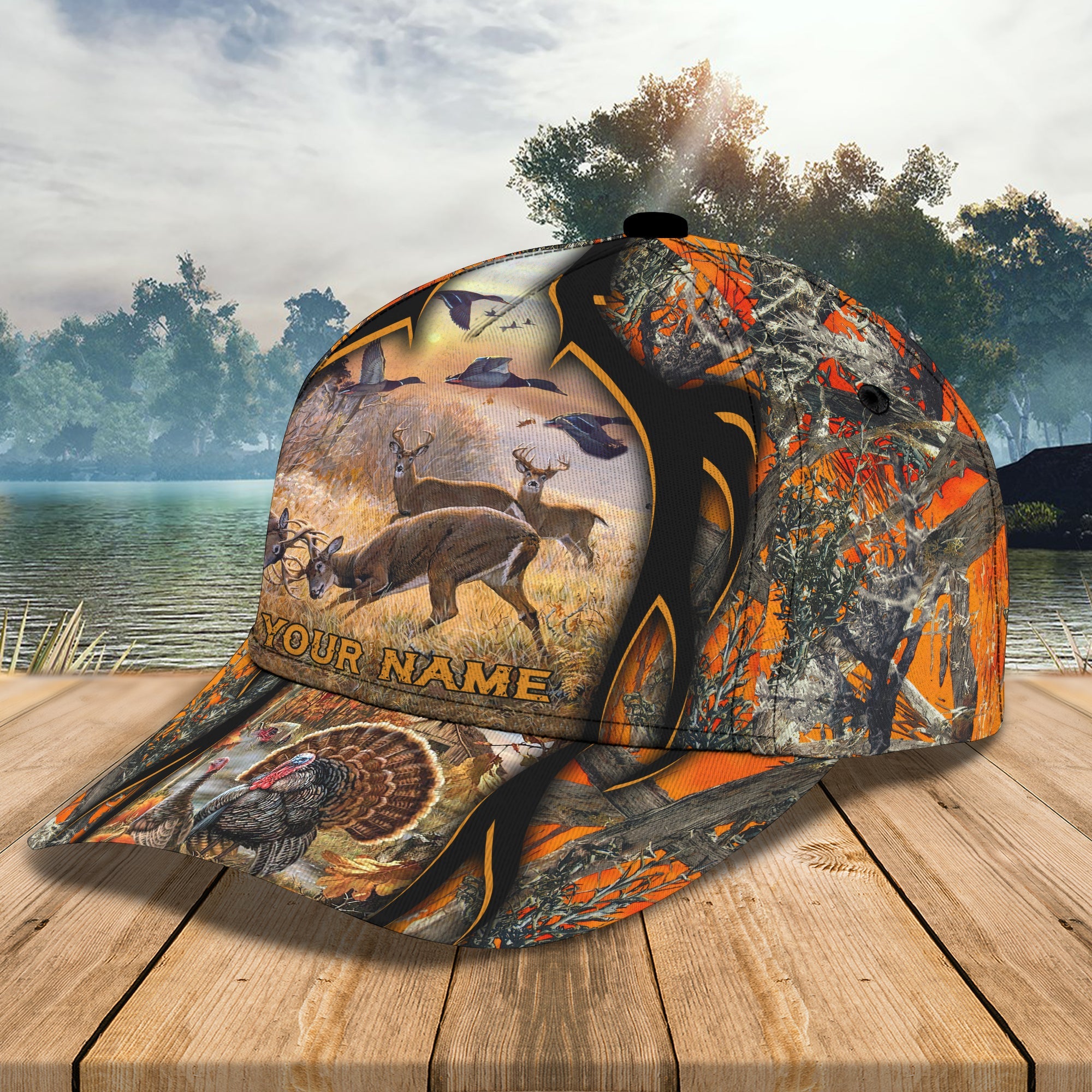 Hunting 01 - Personalized Name Cap - 16hb