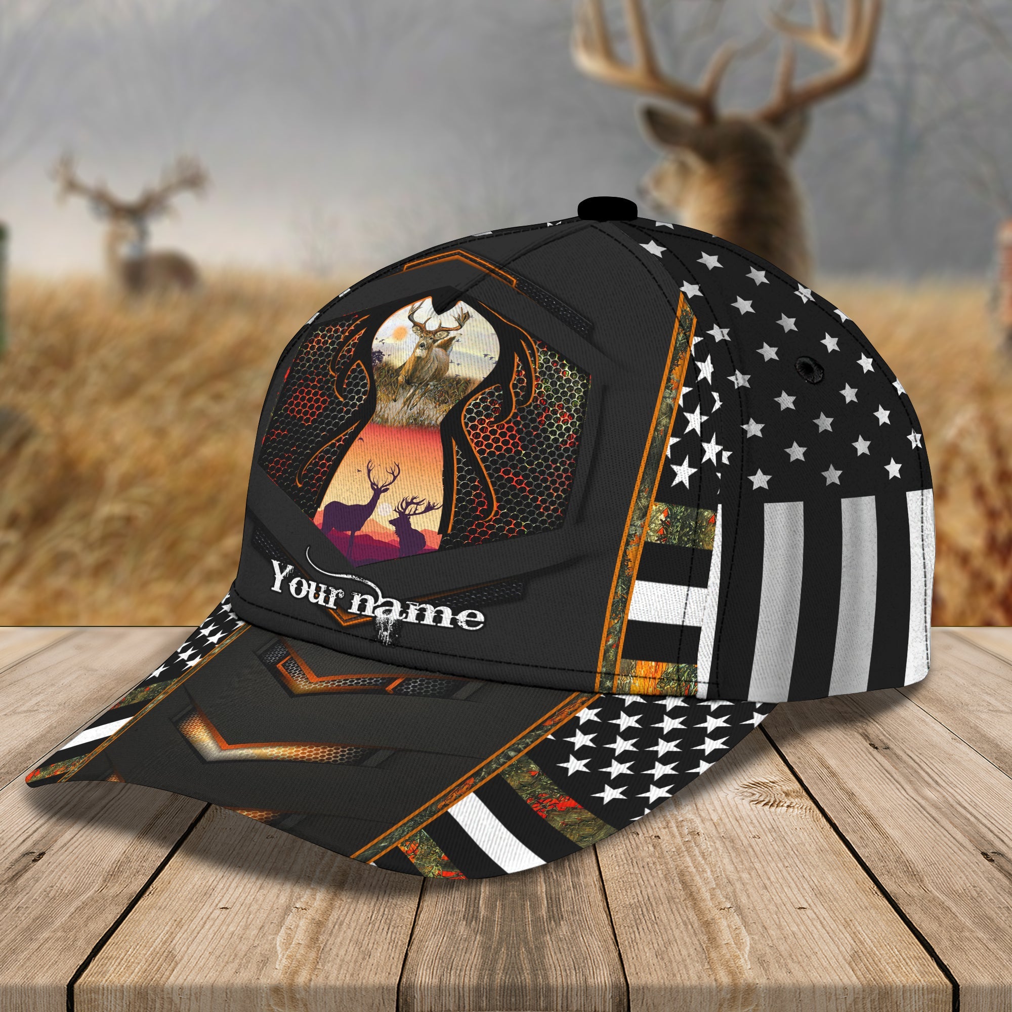 Hunting 04 - Personalized Name Cap - 16hb