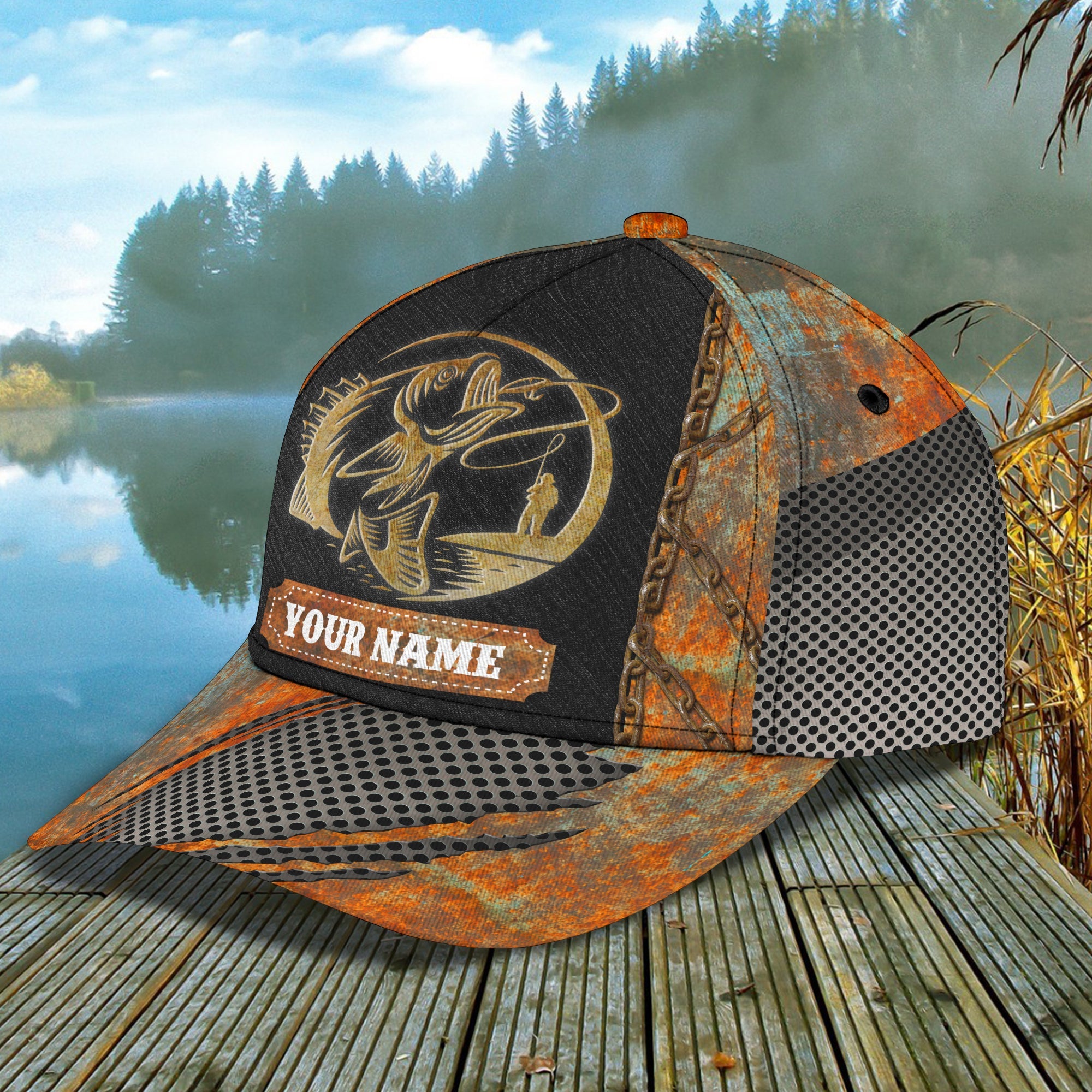 Fishing - Personalized Name Cap - Pt97