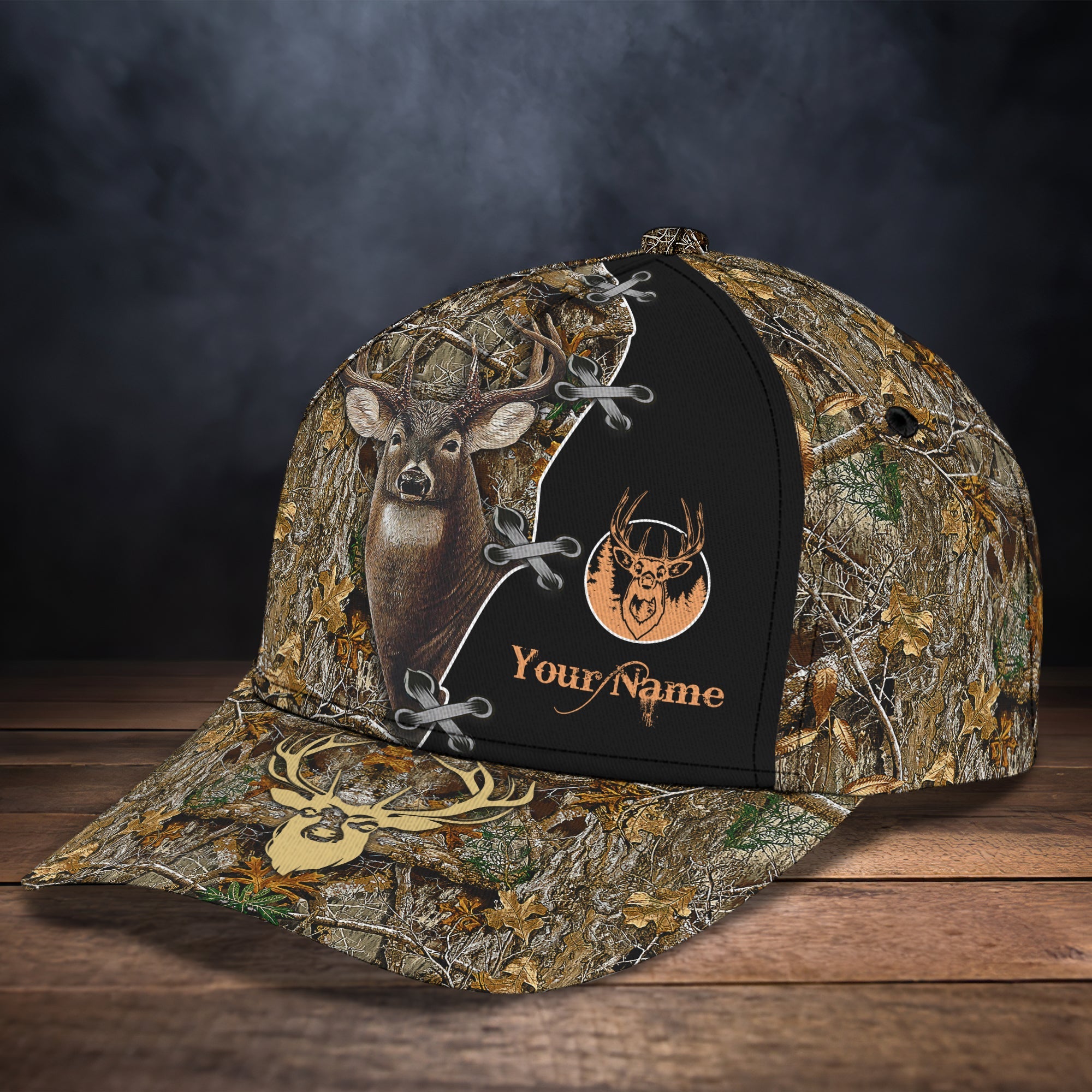 Deer Hunting - Personalized Name Cap