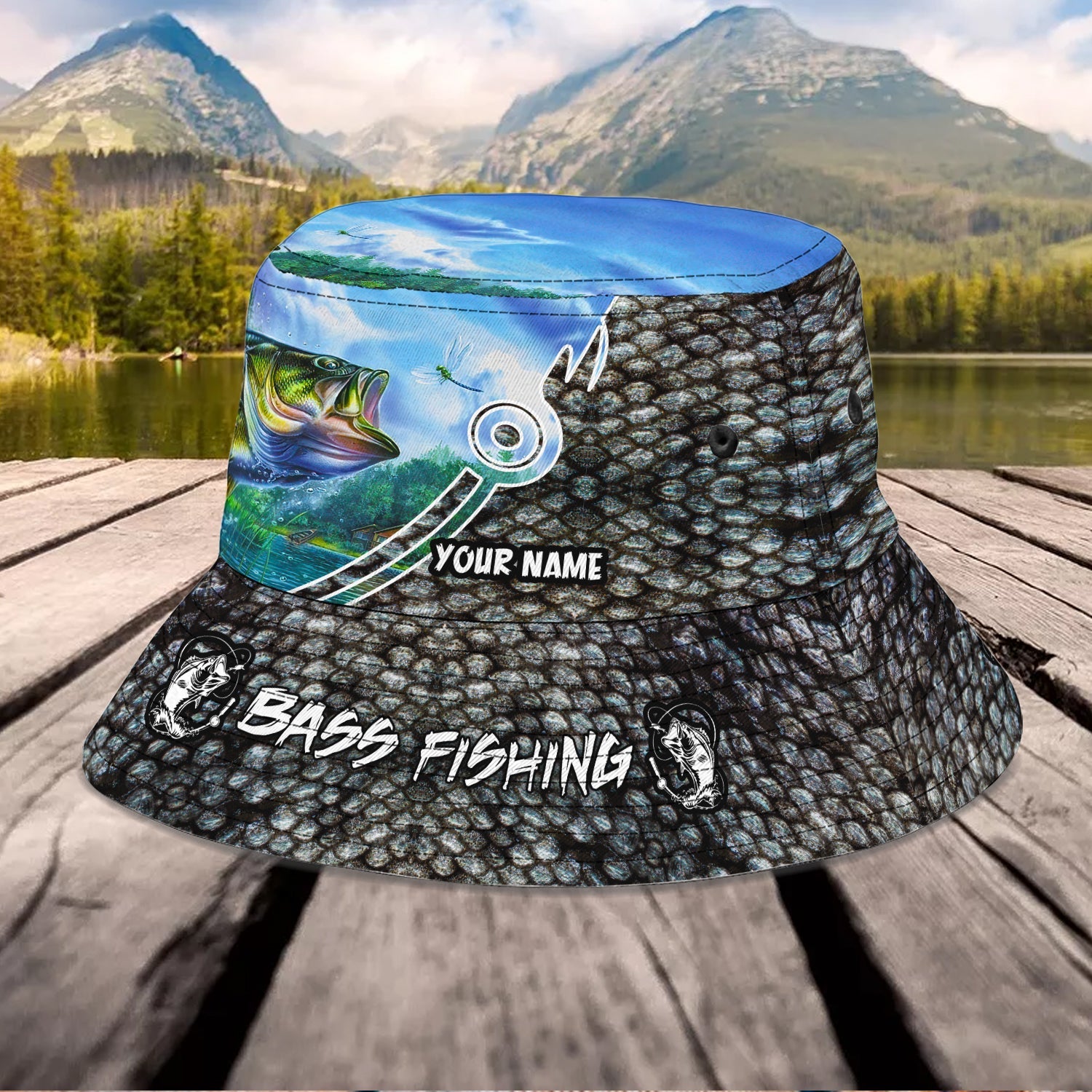 Custom Bucket Hat - Fishing1 - BY97