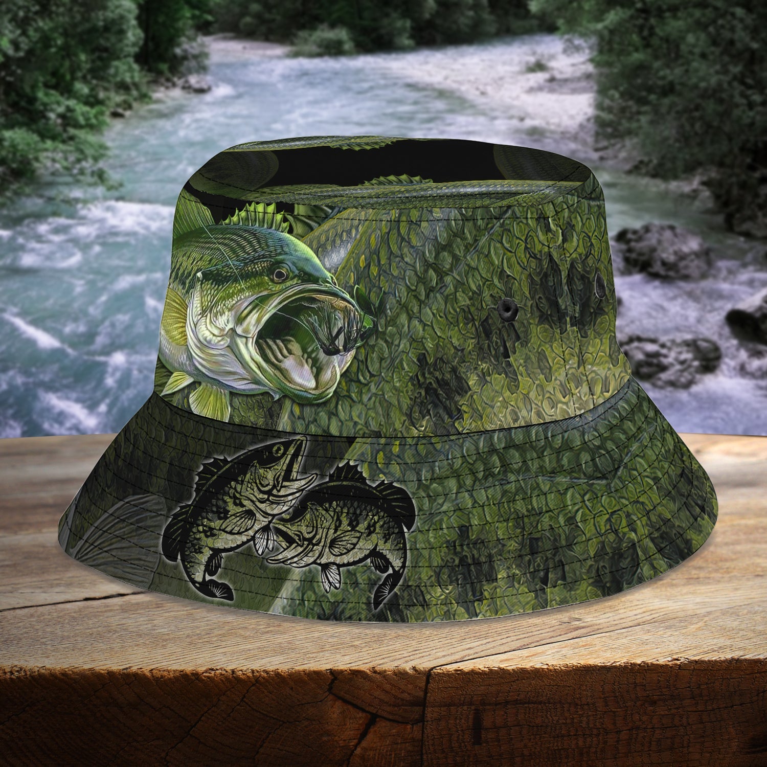 Fishing - Bucket Hat - Bass Fishing - 5