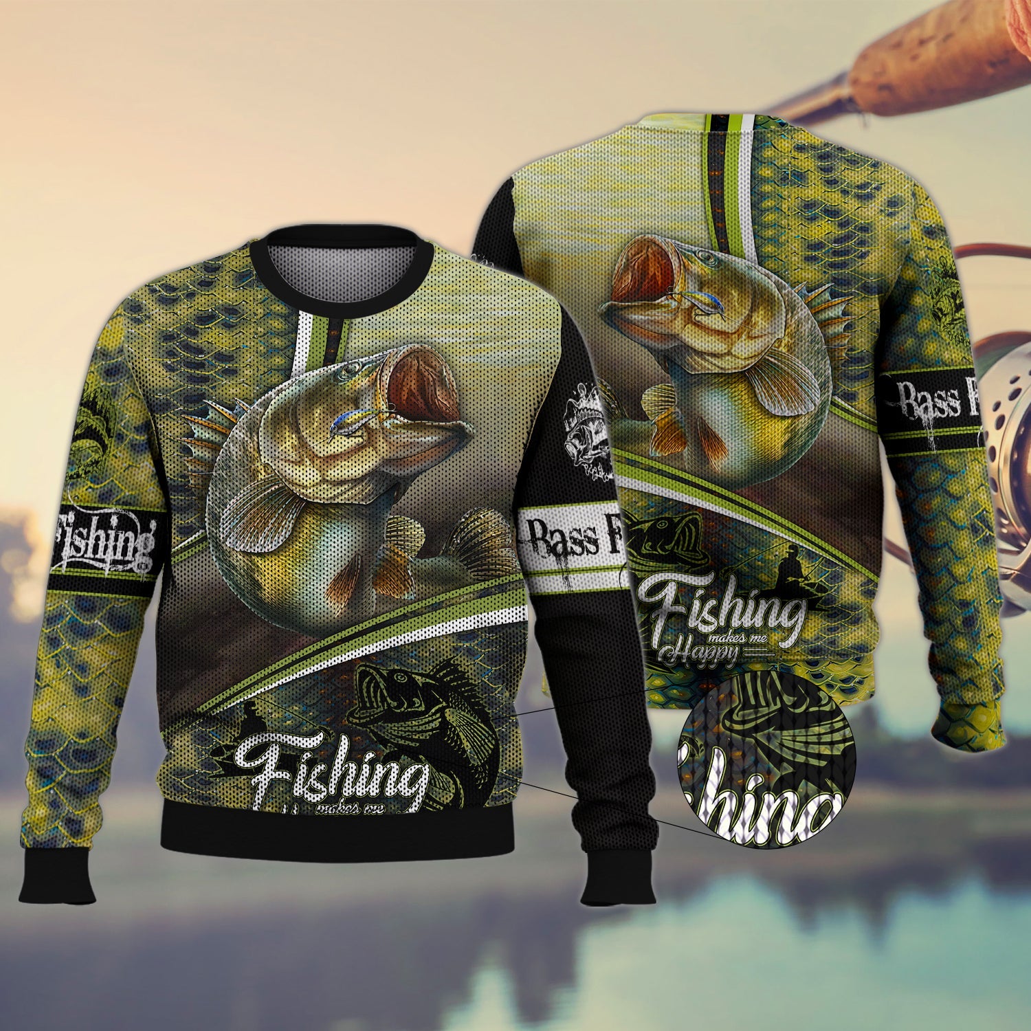 Bass Fishing - 3D Full Print