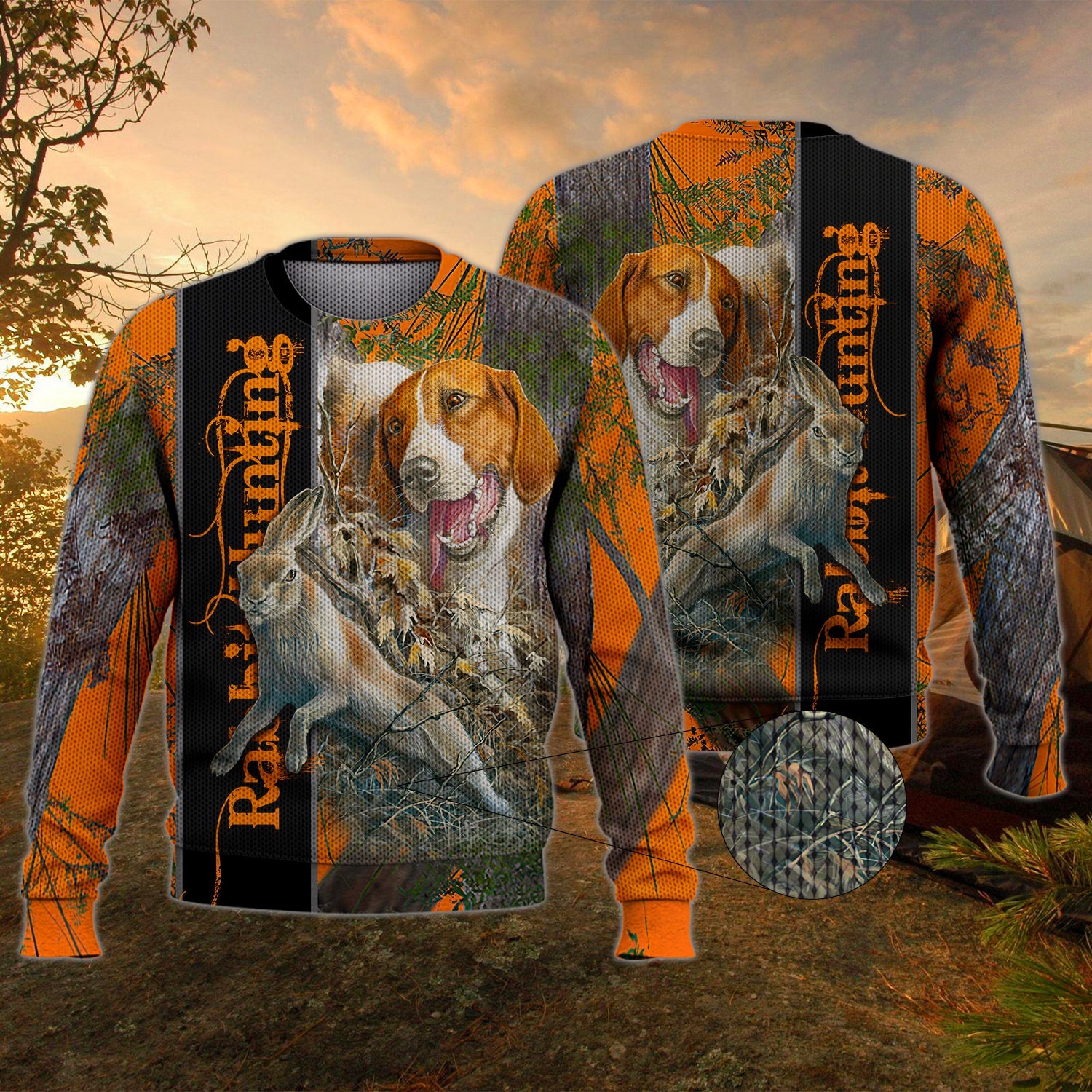 Rabbit Hunting With Beagles Orange Muddy Camo Rabbit Hunting Dogs HTA