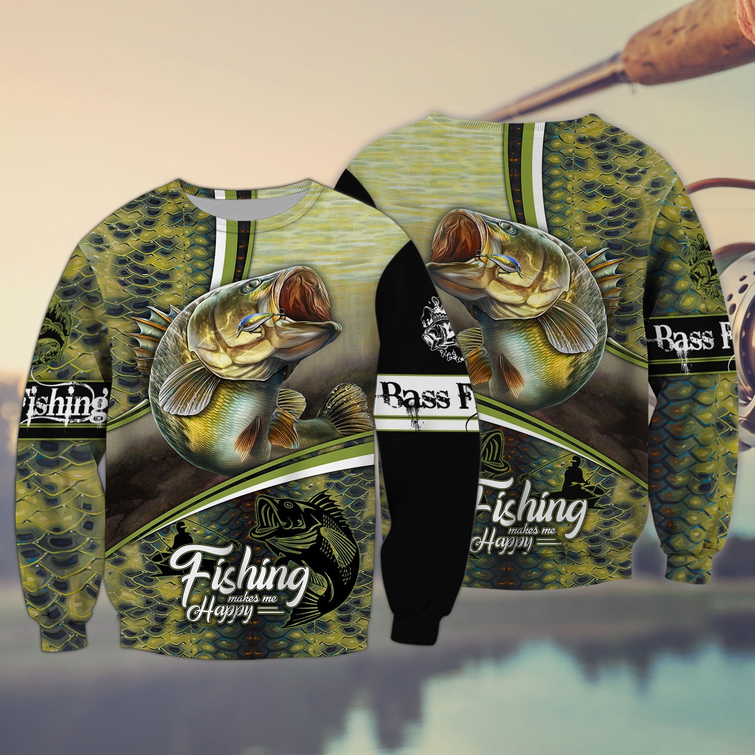 Bass Fishing - 3D Full Print