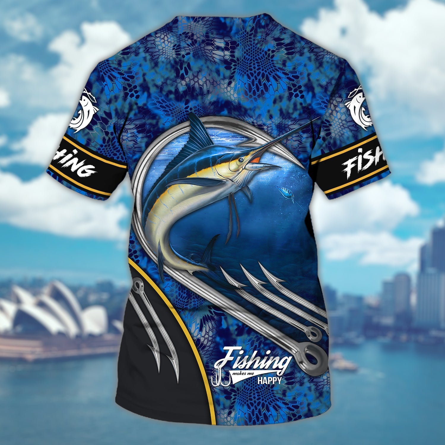 Fishing Personalized Name 3D Tshirt 173, Nvc97