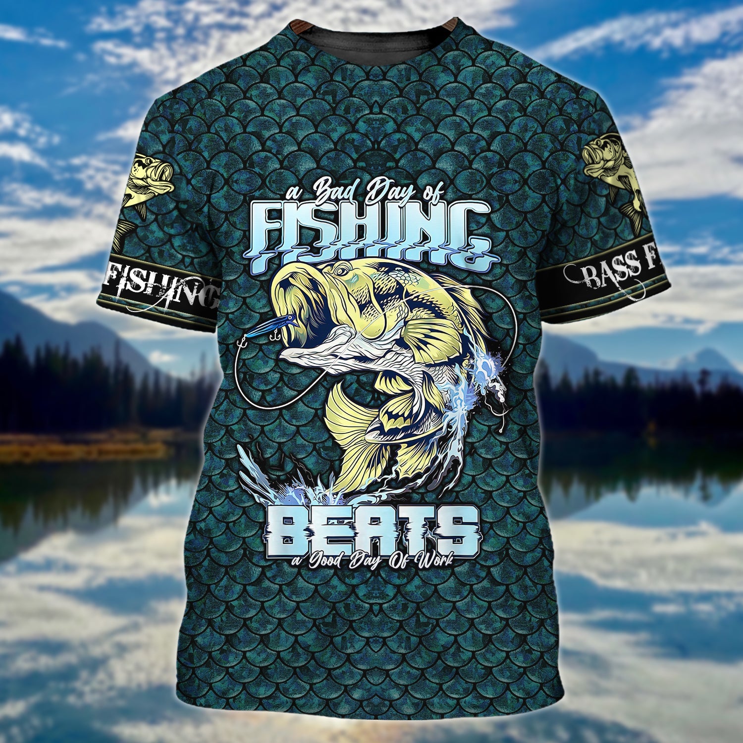 Bass Fishing - 3D Full Print - 957