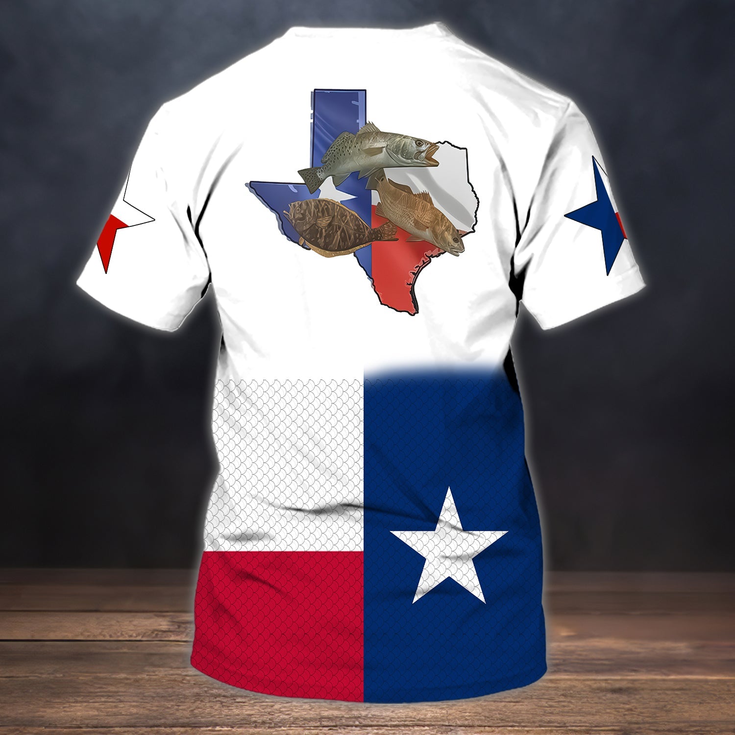 Texas Fishing - Personalized Name 3D Tshirt - 68