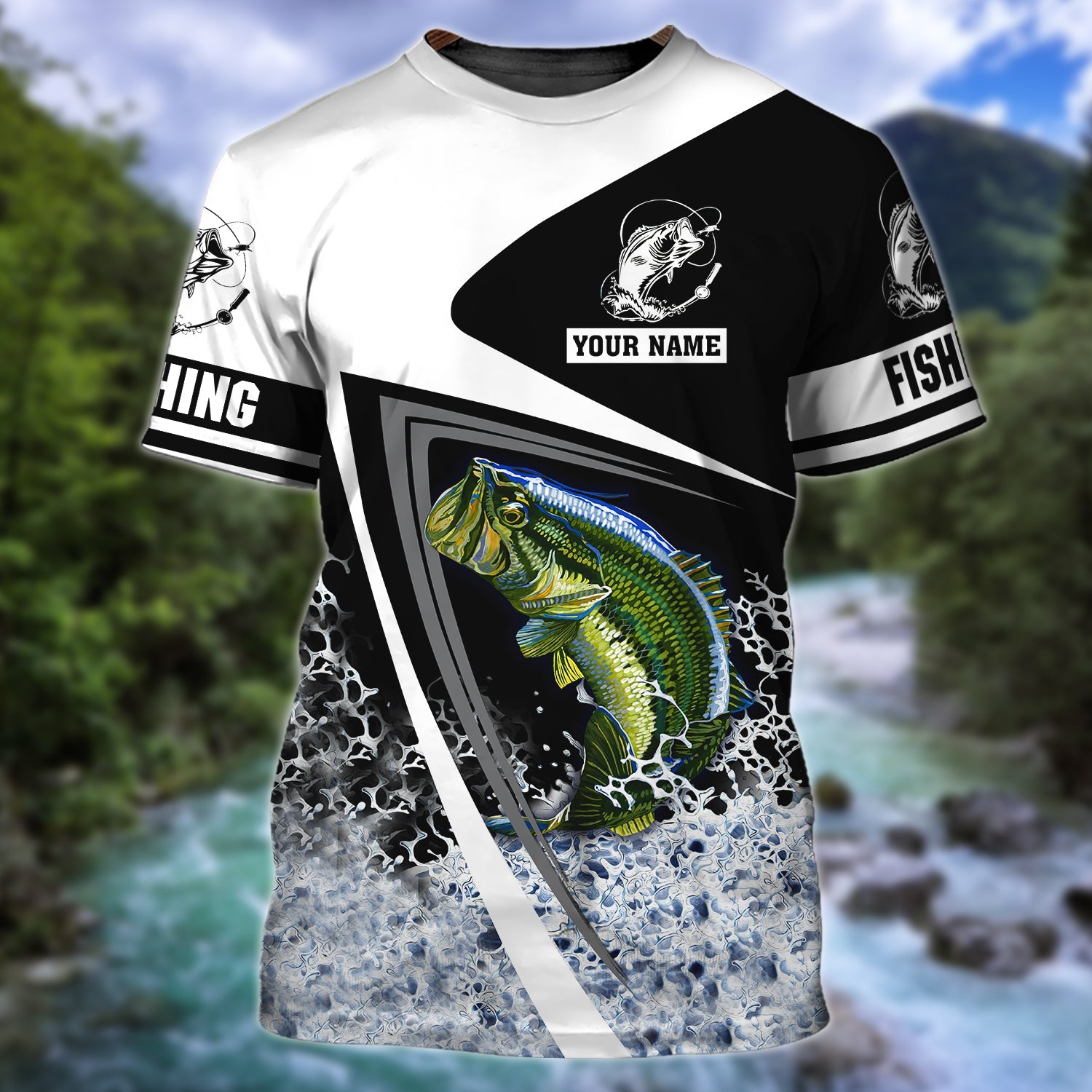 Fishing Lover - Personalized Name 3D Tshirt - H98  418