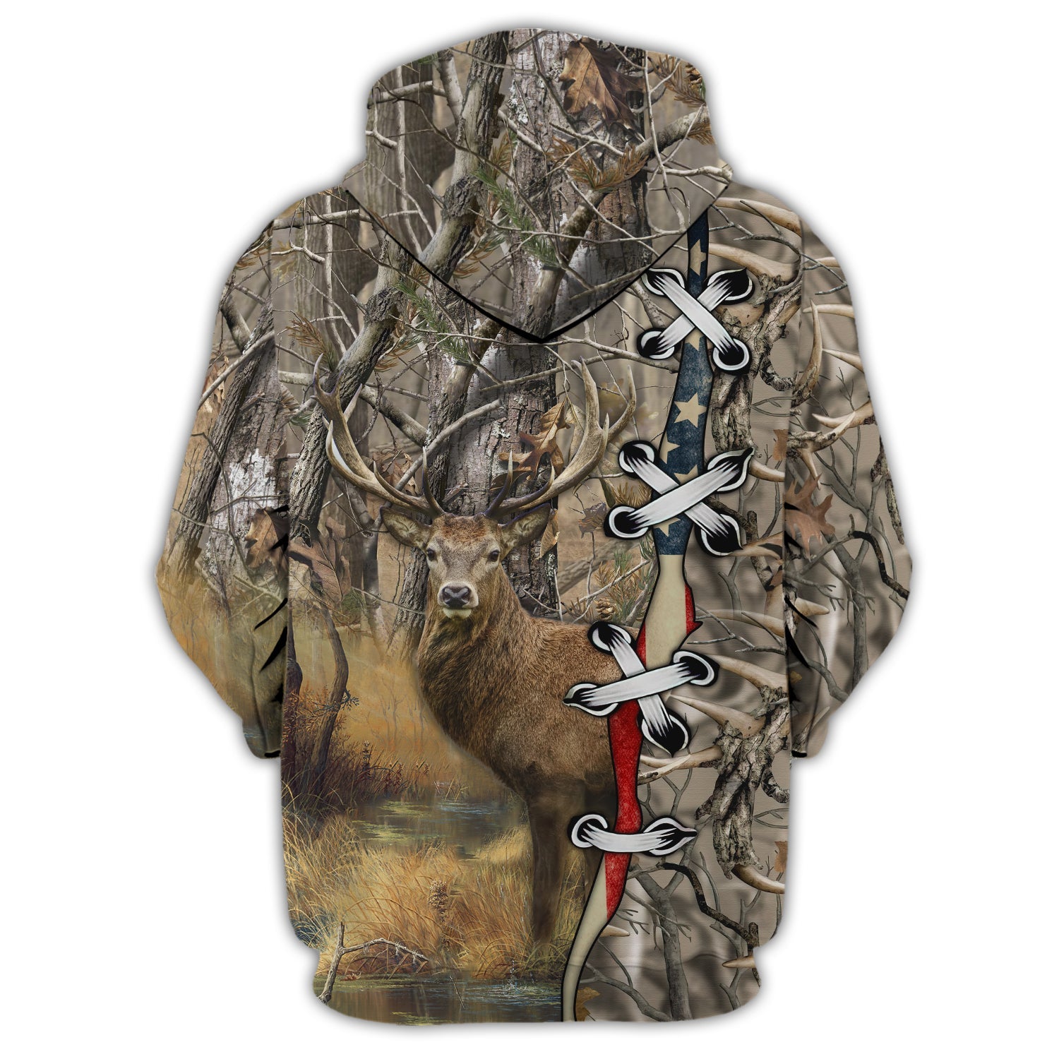 Hunting - Personalized Name 3D Zipper Hoodie 102 - CV98