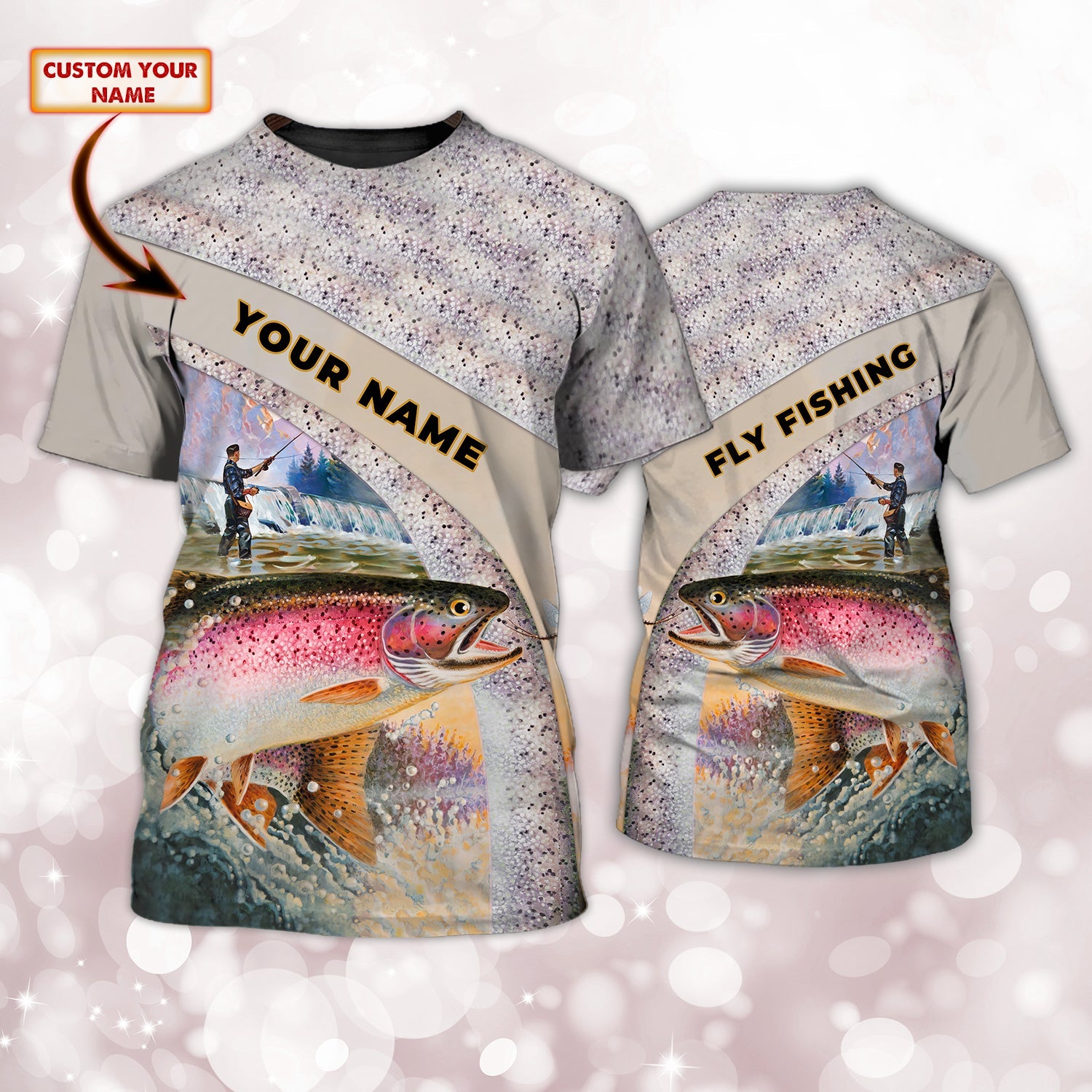 Fishing - Personalized Name 3D T Shirt -tt99-132