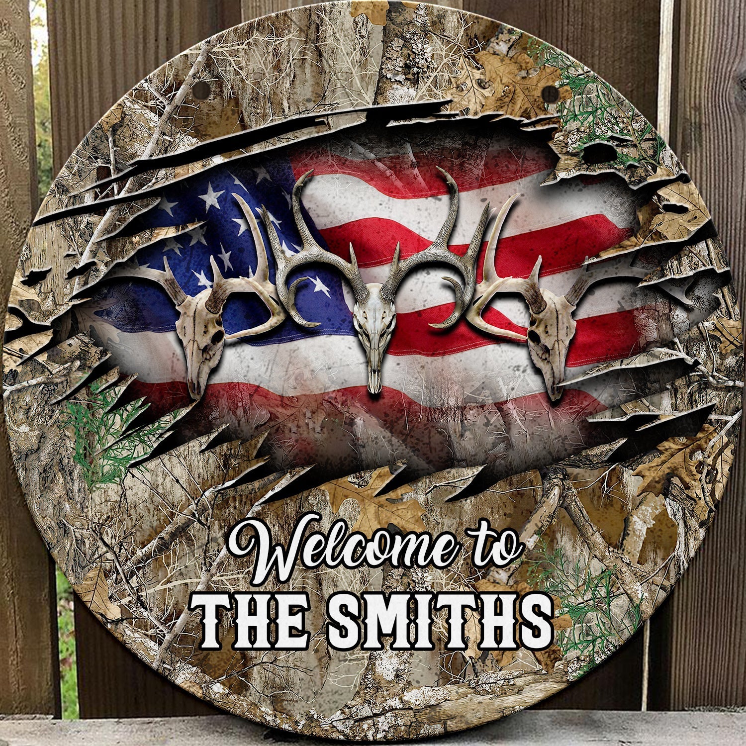 Custom Wooden Sign - Hunting - Fuly 9