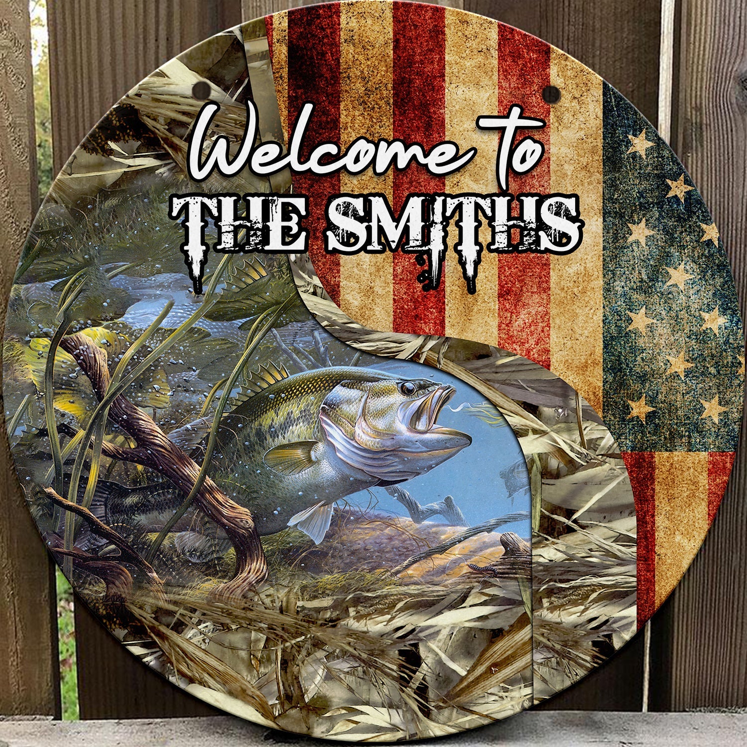 Custom Wooden Sign - Fishing - Fuly 13