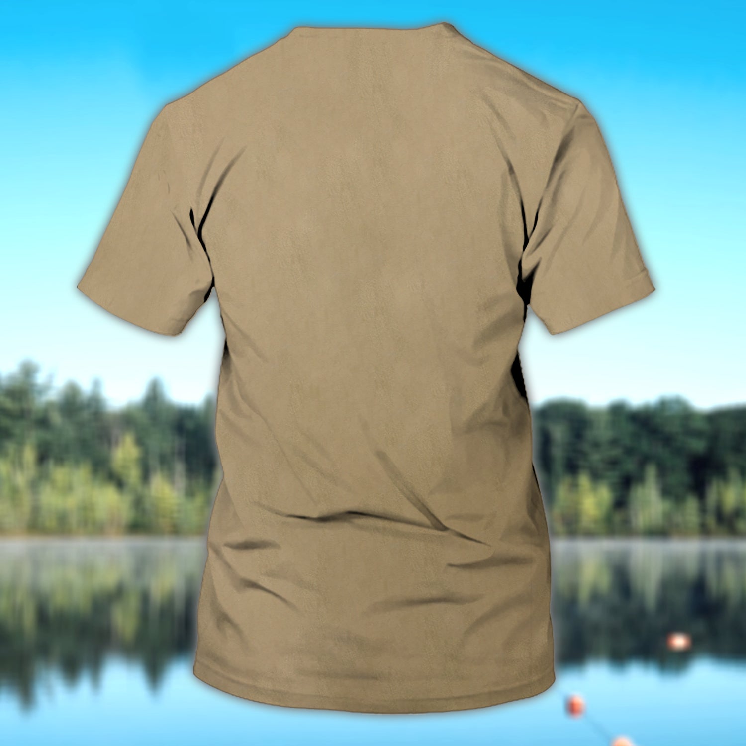 Waistcoat Fishing - Personalized Name 3D Tshirt - HTA