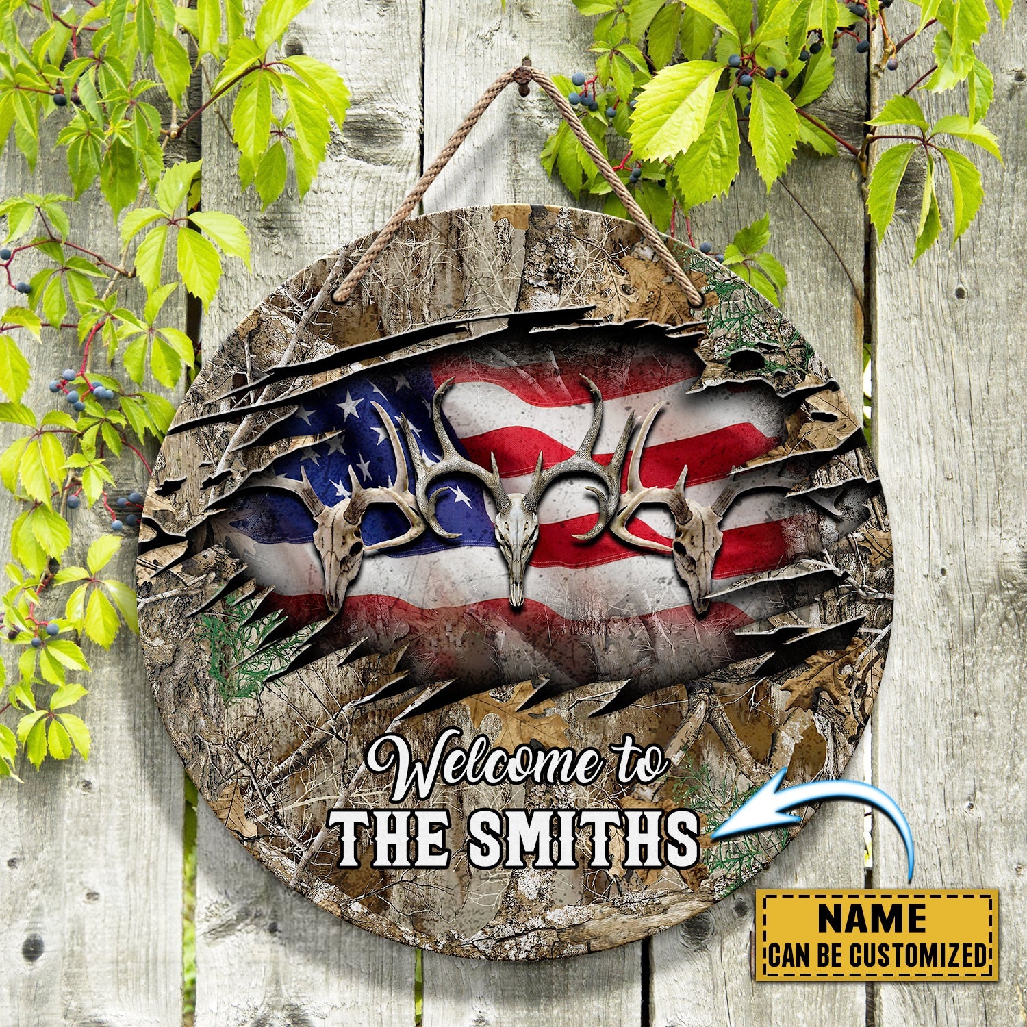 Custom Wooden Sign - Hunting - Fuly 9