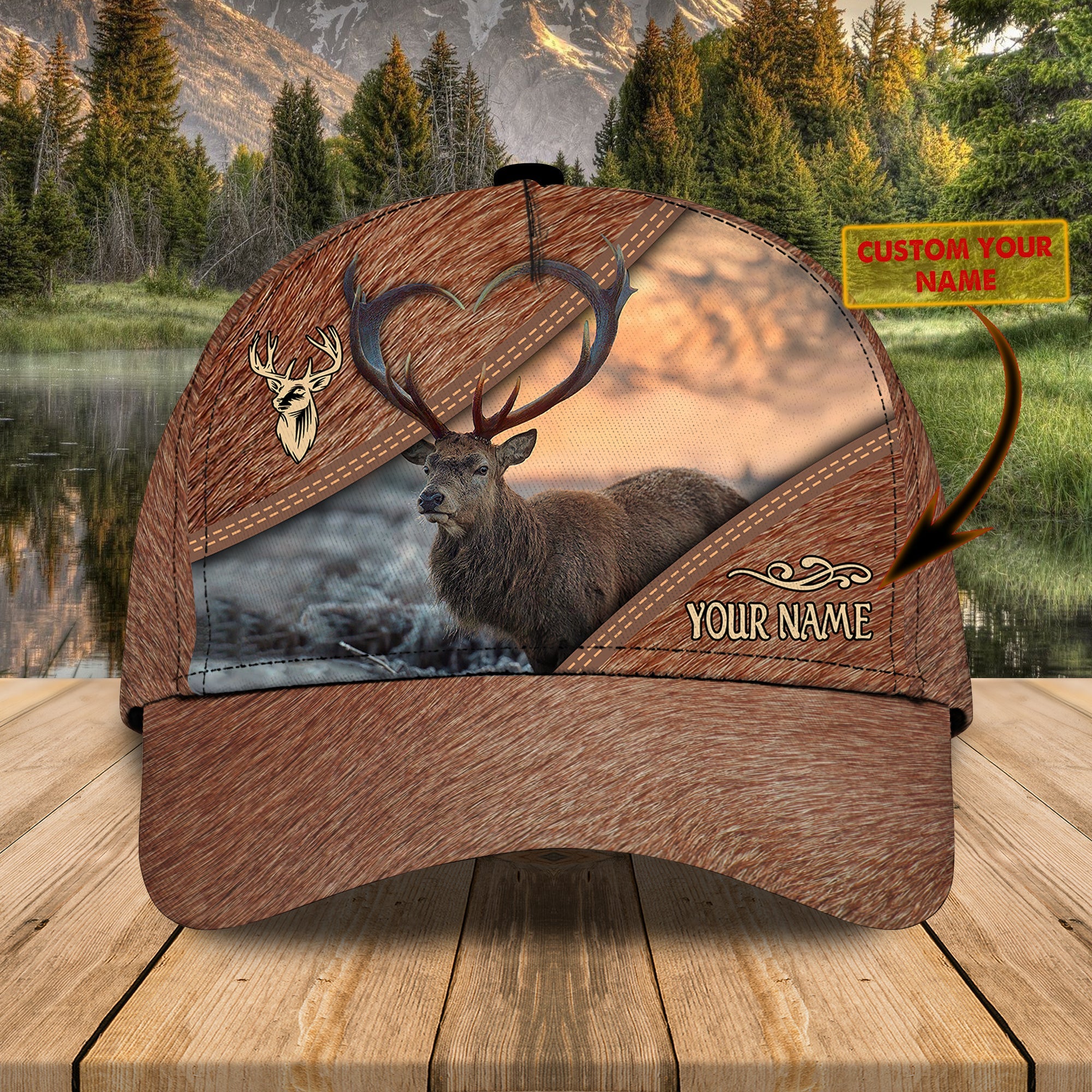 Super Deer 03 - Personalized Name Cap - Cpd