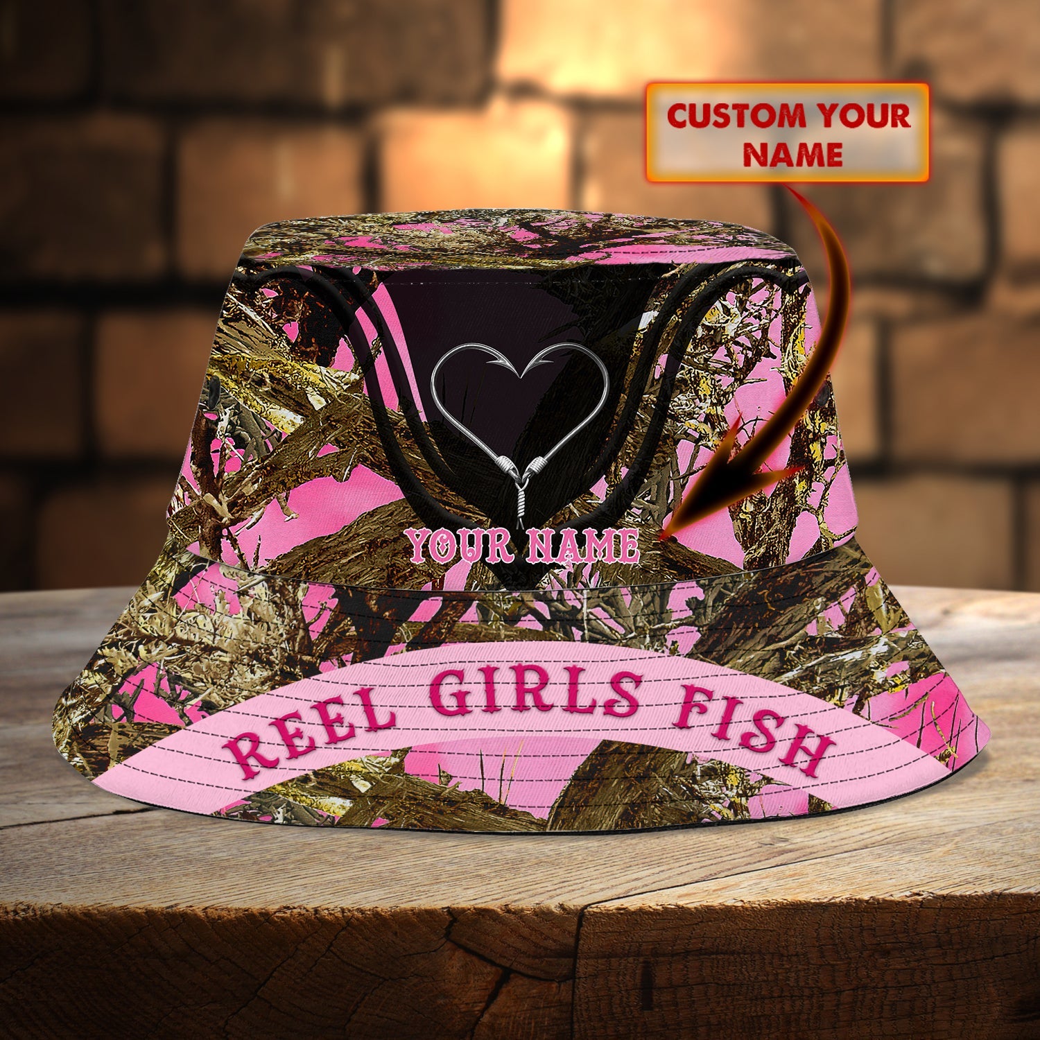 Bucket Hat - Reel Girls Fish 180601 - 16hb