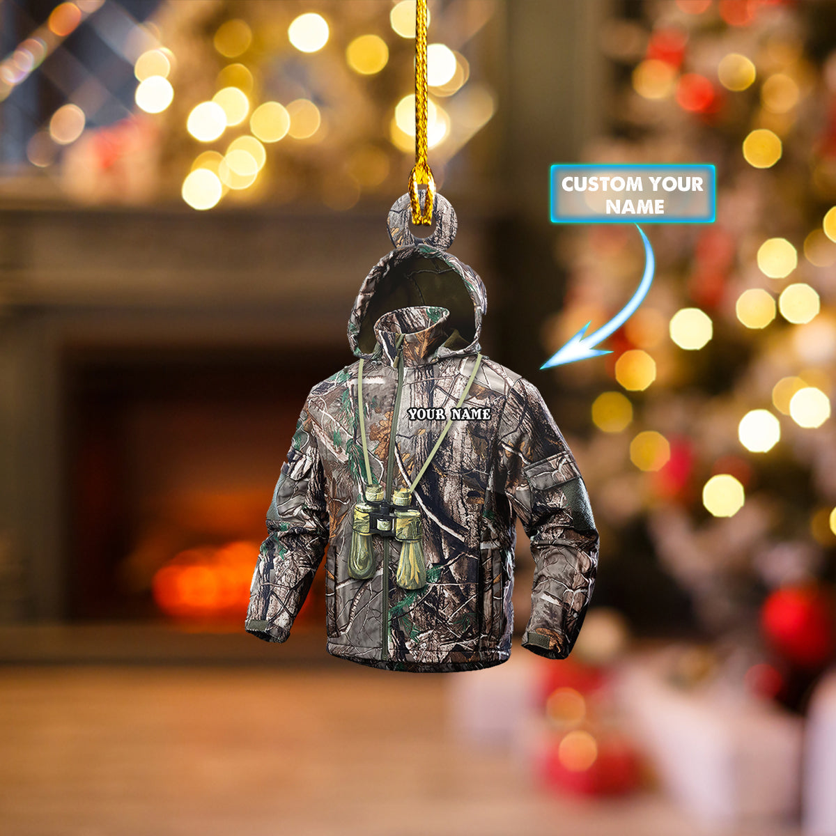 TAD - CUSTOM SHAPED ORNAMENT - HUNTING 2