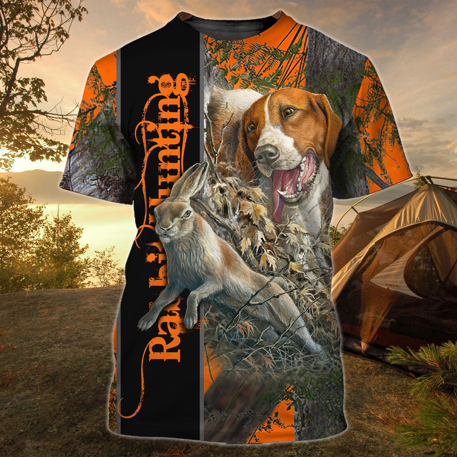 Rabbit Hunting With Beagles Orange Muddy Camo Rabbit Hunting Dogs HTA