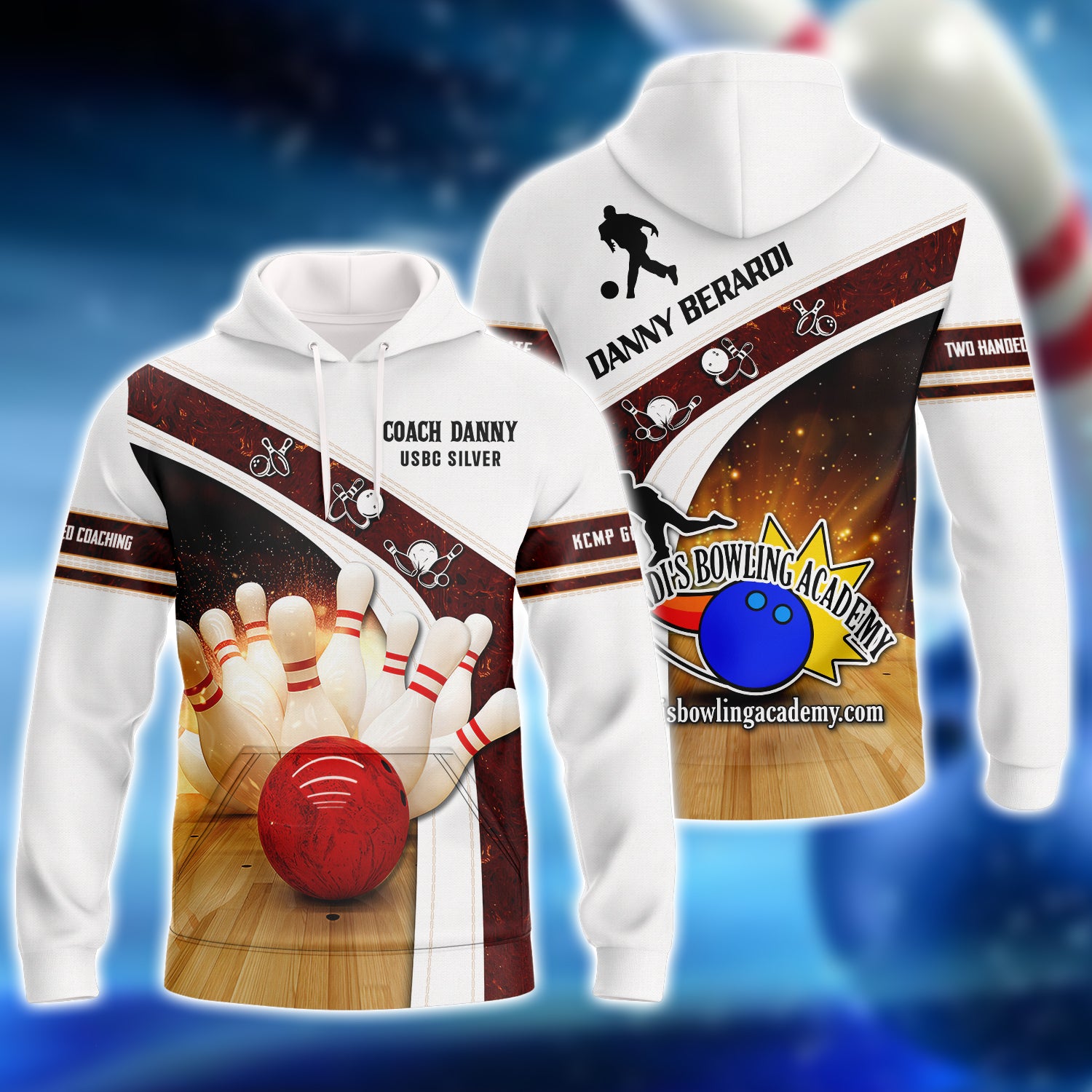 Danny Coach Berardi's Bowling Academy SP15 3D Shirt - QB95