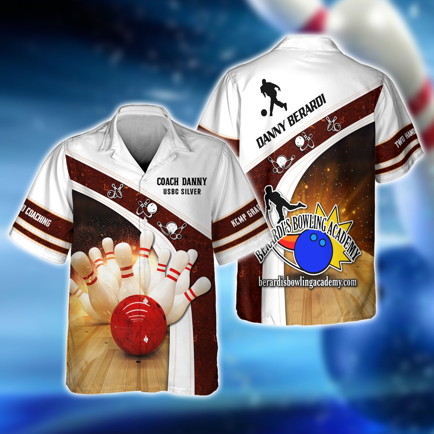 Danny Coach Berardi's Bowling Academy SP15 3D Shirt - QB95