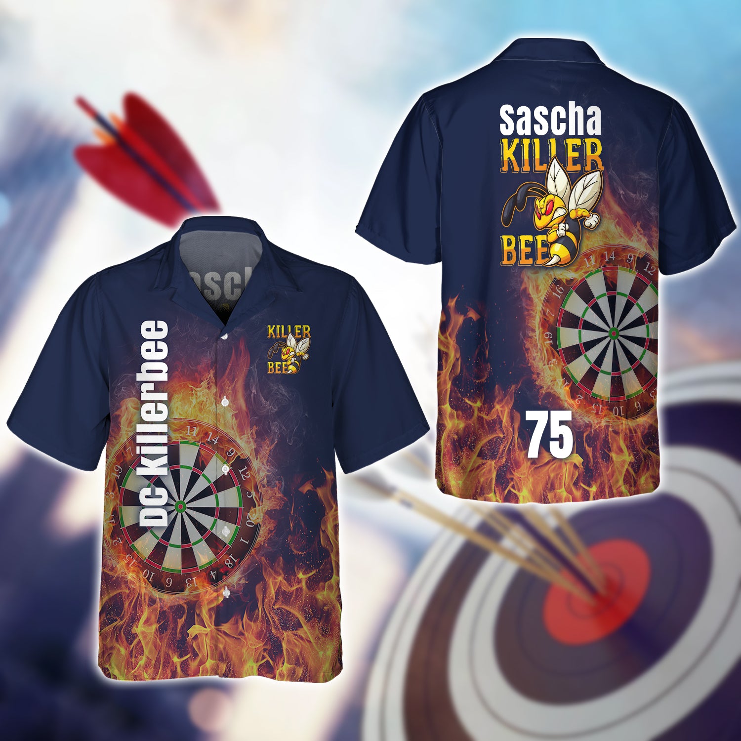 Sascha 75 KILLER BEE 3D Shirt - QB95