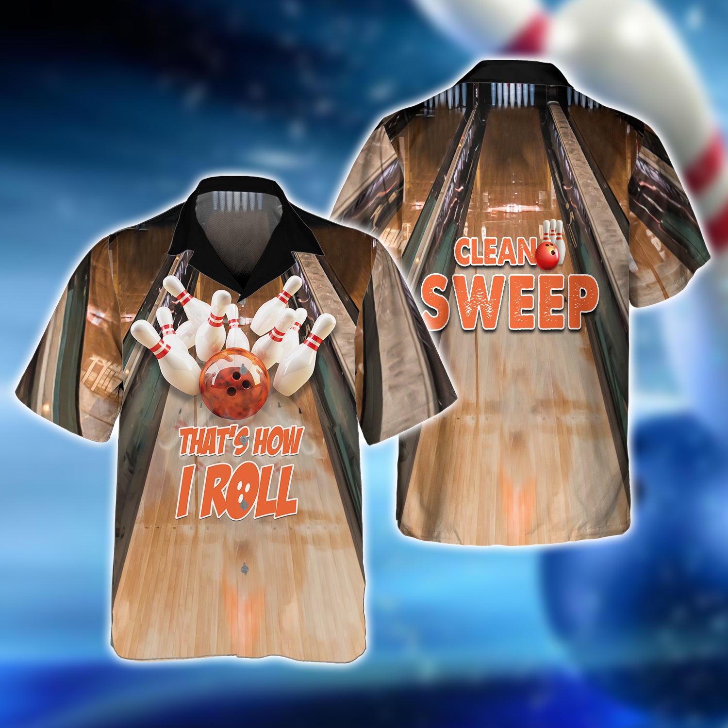 Classic Bowling That's How I Roll 3D Hawaiian Shirt QB95