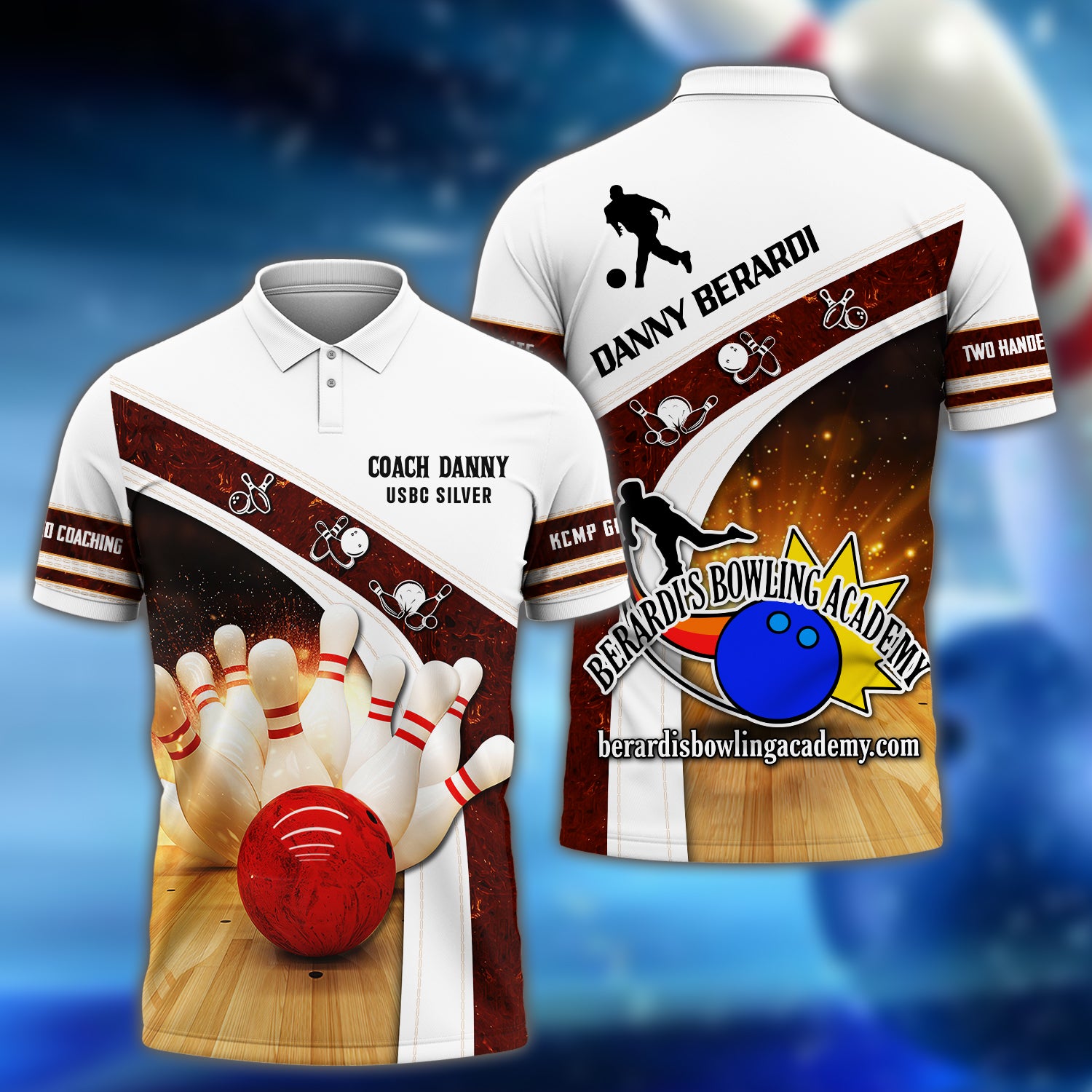 Danny Coach Berardi's Bowling Academy SP15 3D Shirt - QB95