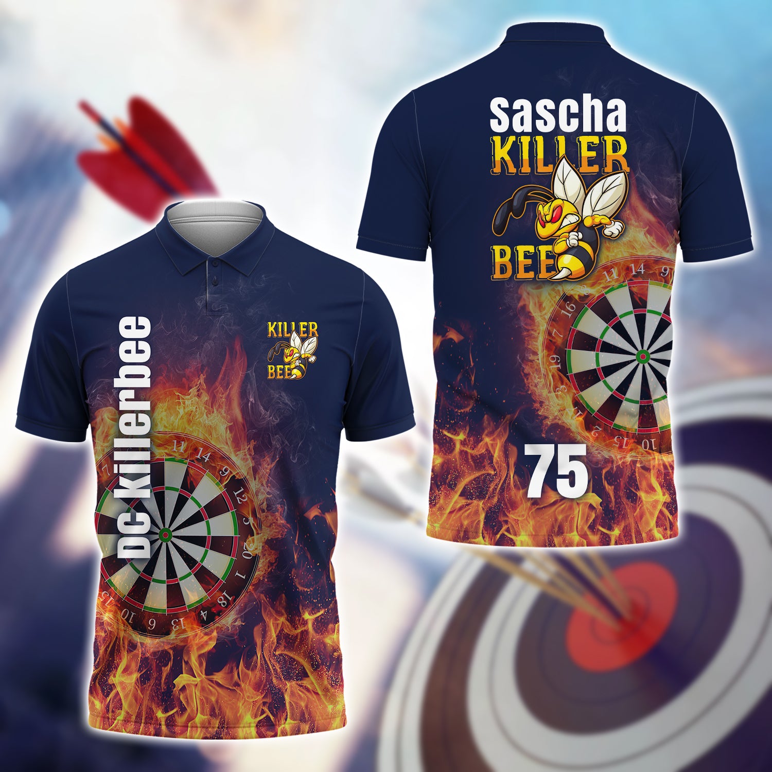 Sascha 75 KILLER BEE 3D Shirt - QB95