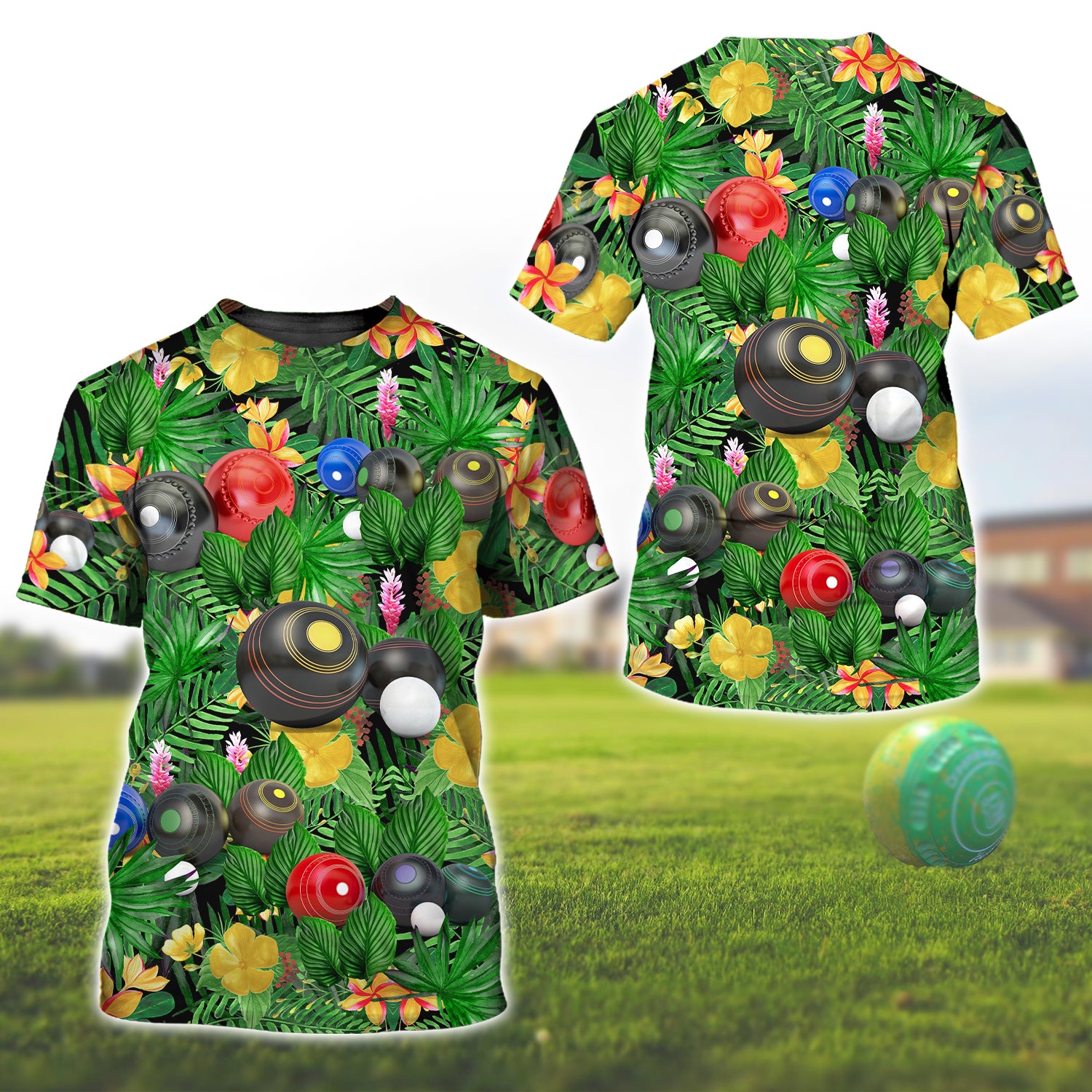 Multiple Lawn Bowl 3D Shirt - QB95