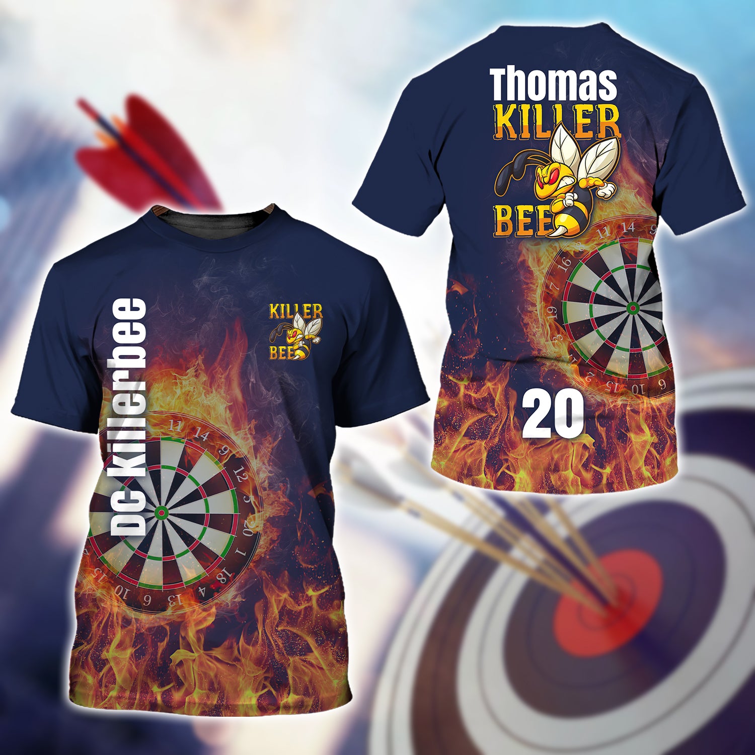 Thomas 20 KILLER BEE 3D Shirt - QB95