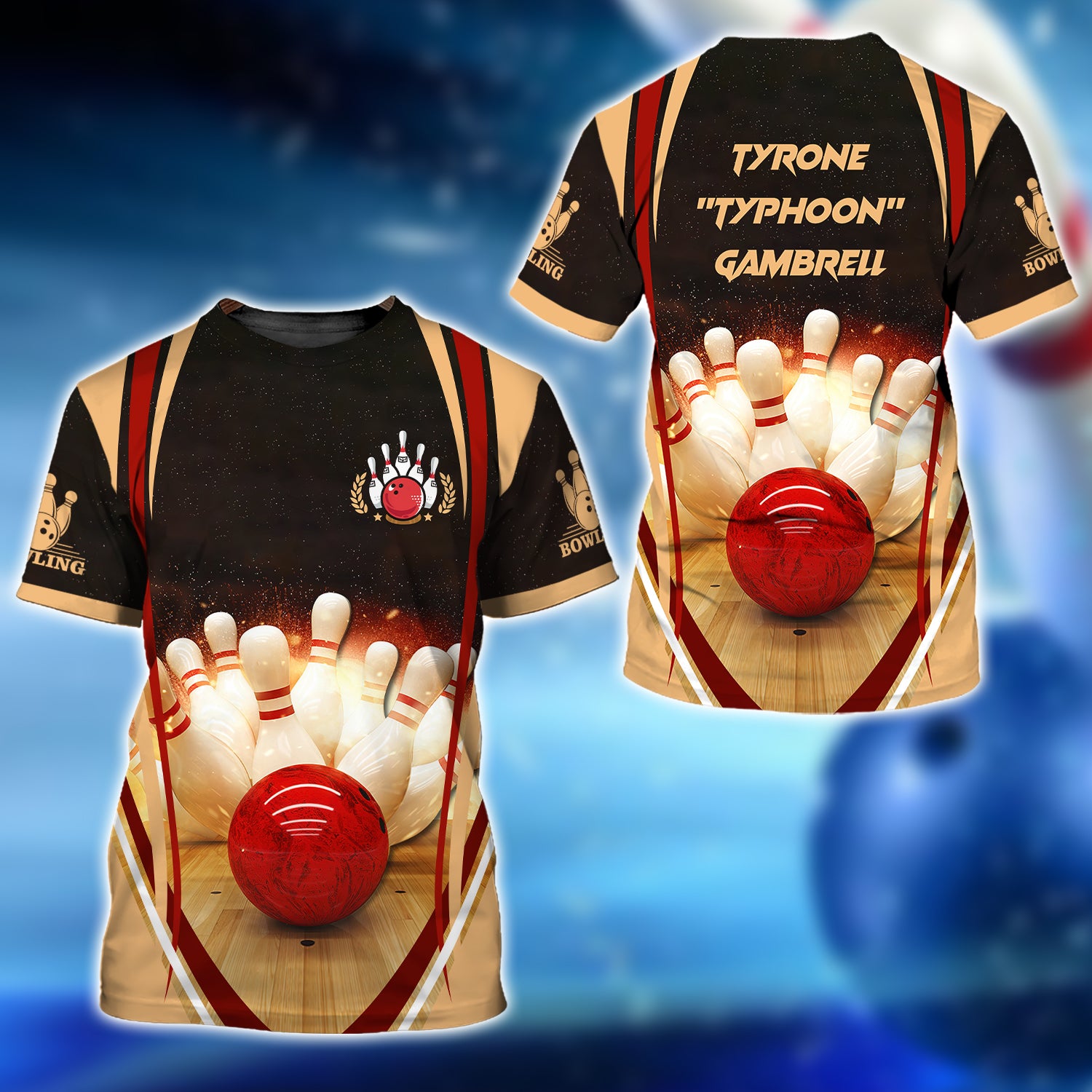 TYRONE "TYPHOON" GAMBRELL 2 3D Shirt - QB95