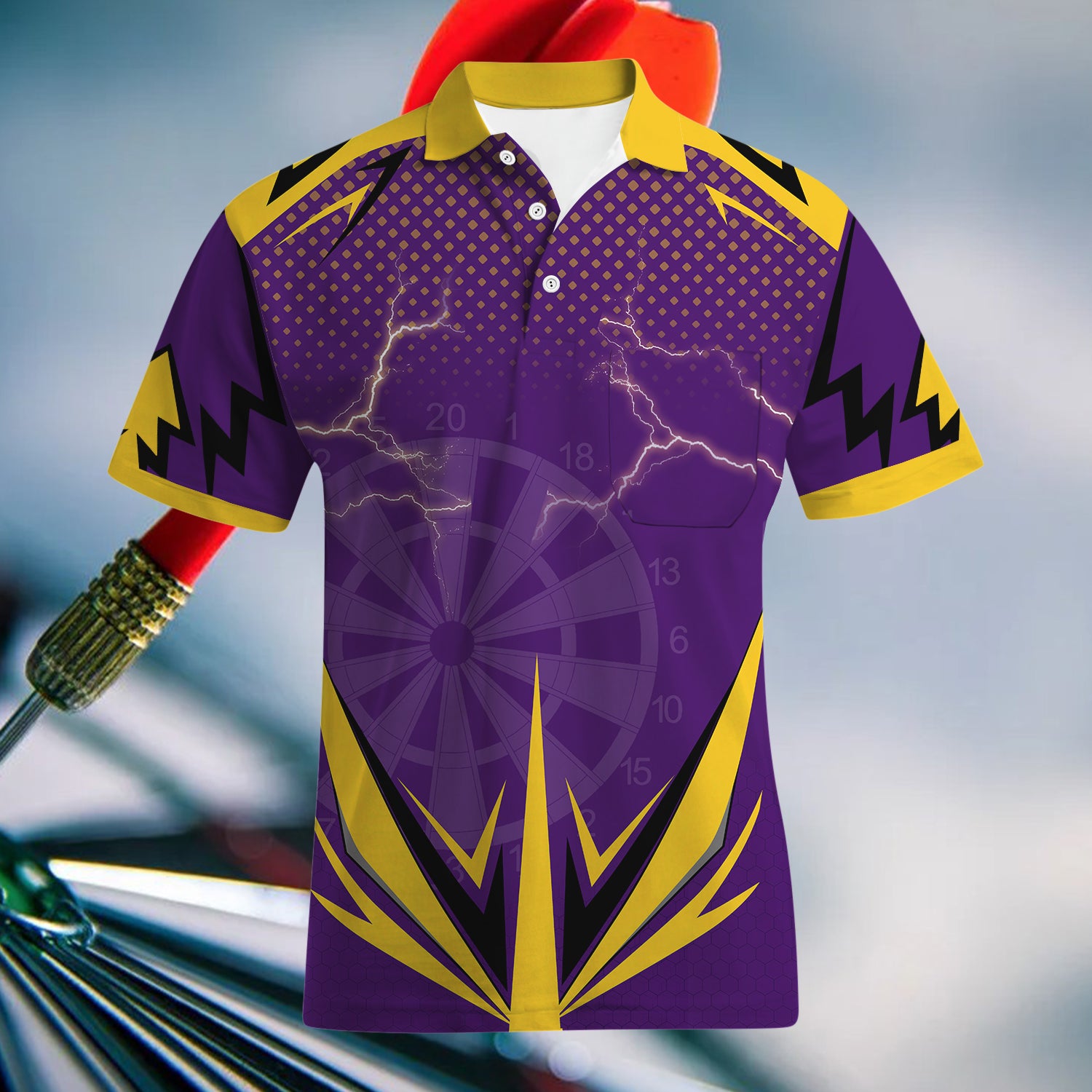 Viking 3D Polo Shirt With Pocket Tad Mid